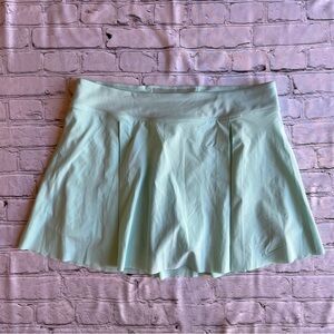 Nike Tennis Prep Skort Skirt Shorts Golf Womens XL Aqua Sports Athletic Pleated